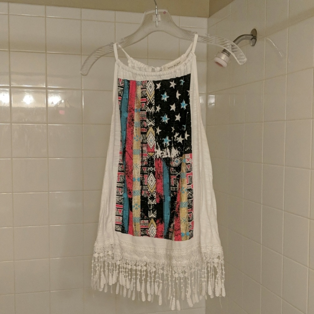 belle du jour American flag tank